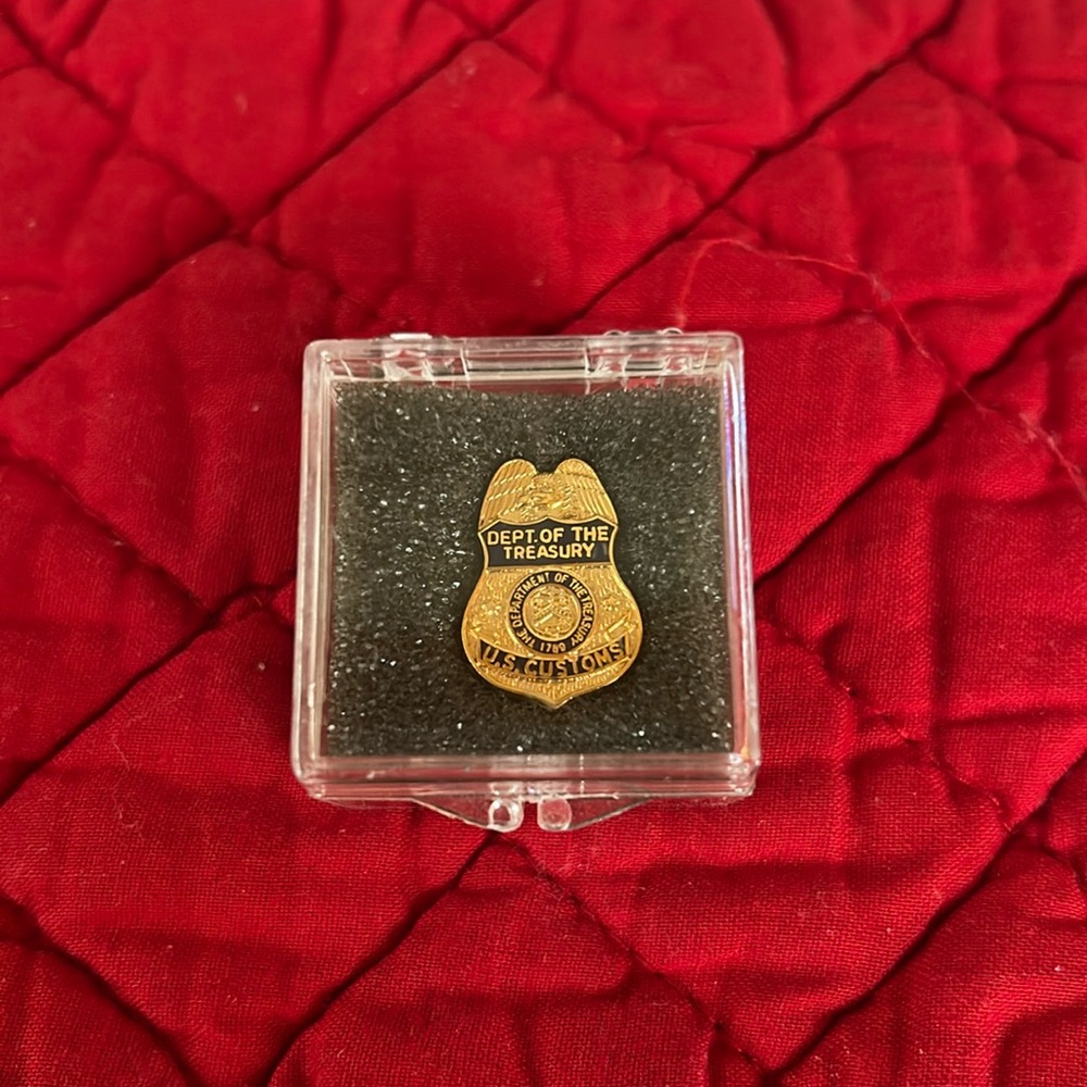 Dept. of The Treasury U.S. Customs Pin